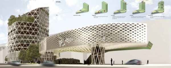Группа дизайнеров разработала концепт торгового центра будущего