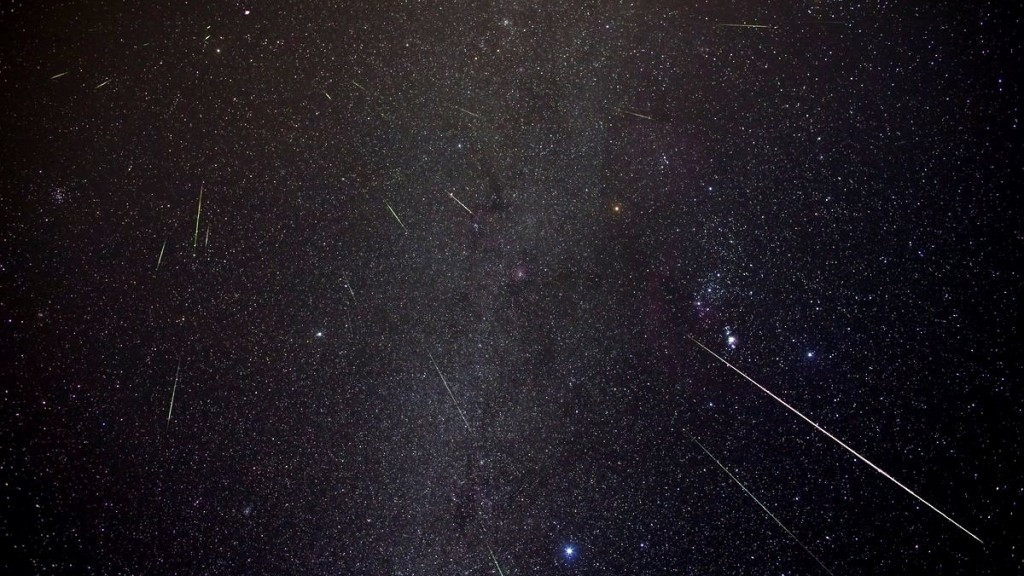 Метеоритный дождь Ориониды: остатки кометы Галлея