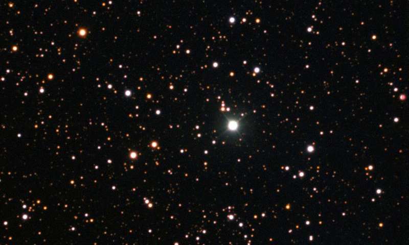 Первое обнаружение лития из взорвавшейся звезды
