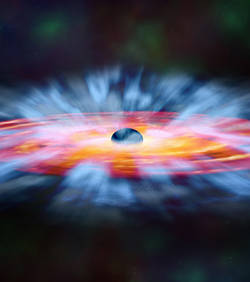 Ученые исследовали одну из самых известных черных дыр