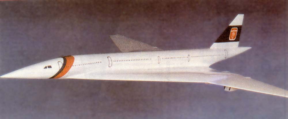 Ту-244. Cверхзвуковой пассажирский самолет