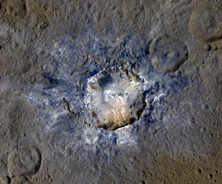 Церера и ее безумно яркие кратеры