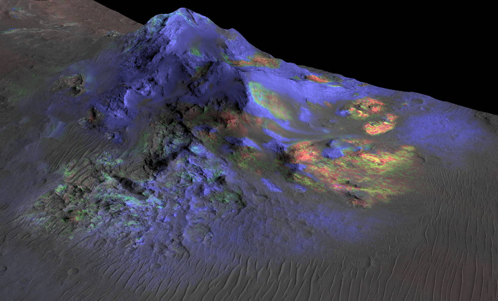 На Марсе найдены минералы схожие со стеклом