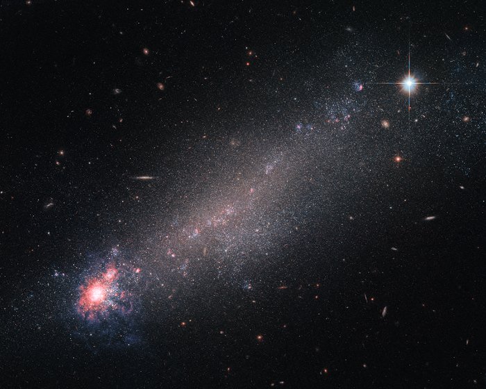 Галактические ветра не обнаружены в галактике NGC 4861