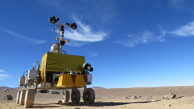 Марсоход-испытатель завершил свою миссию в пустыне