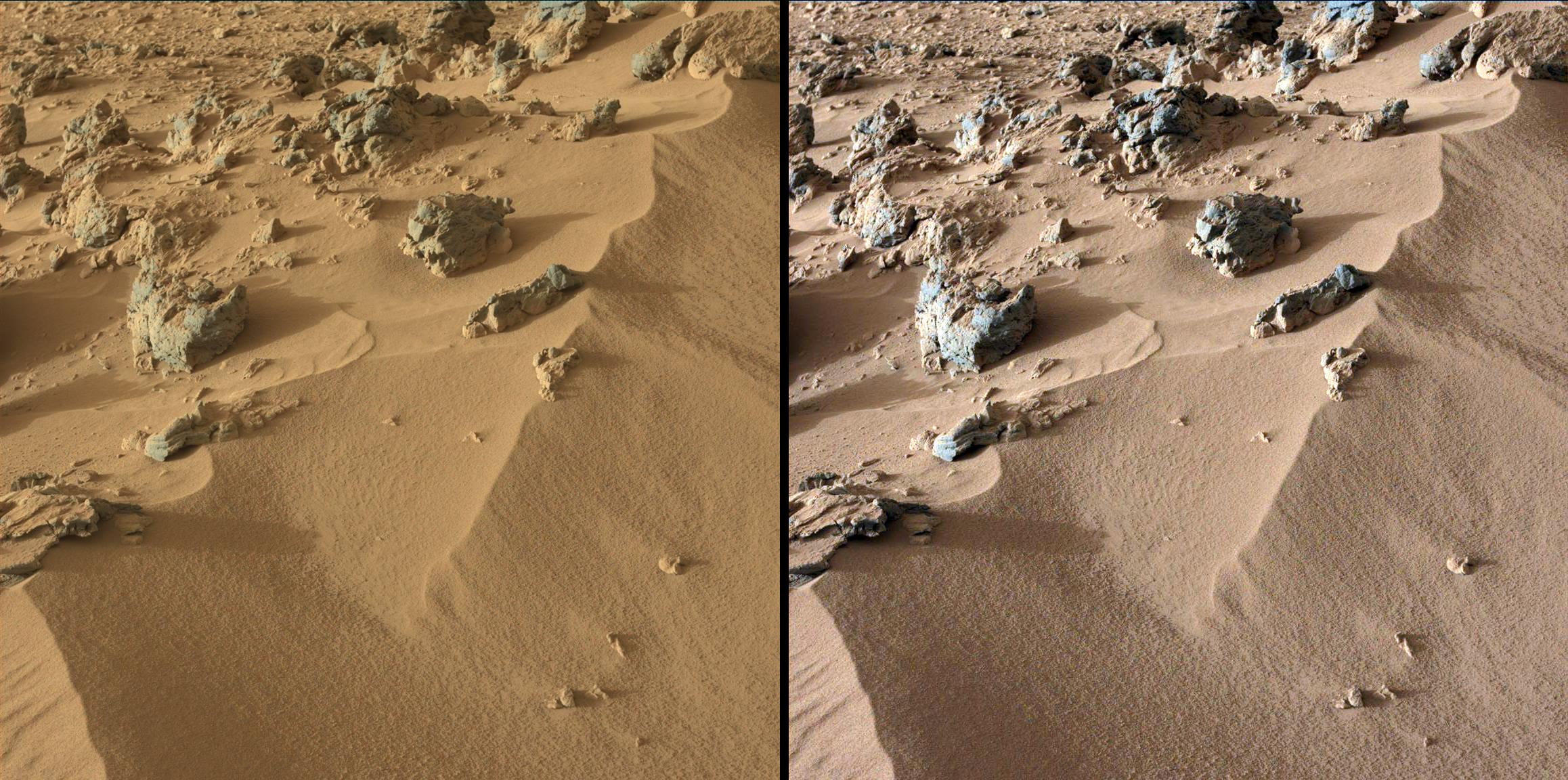 Ровер Curiosity изучил состав марсианского грунта