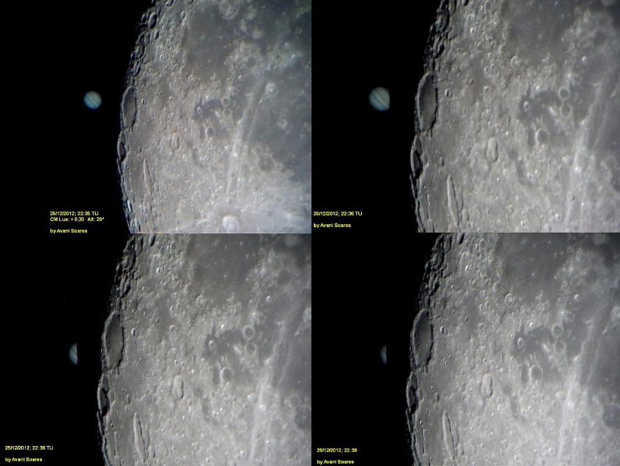 Фотогалерея покрытия Луной Юпитера