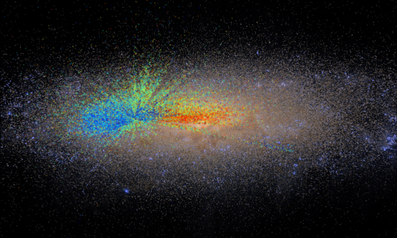 Крупнейшая карта возраста звезд Млечного пути демонстрирует рост нашей галактики