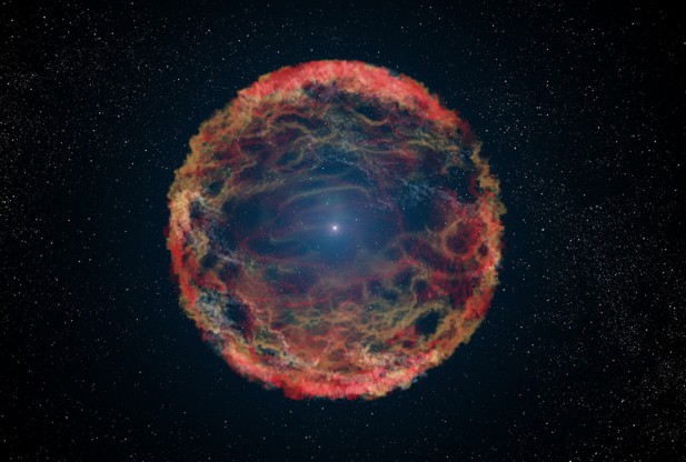 Хаббл нашел звезду-компаньона редкой сверхновой