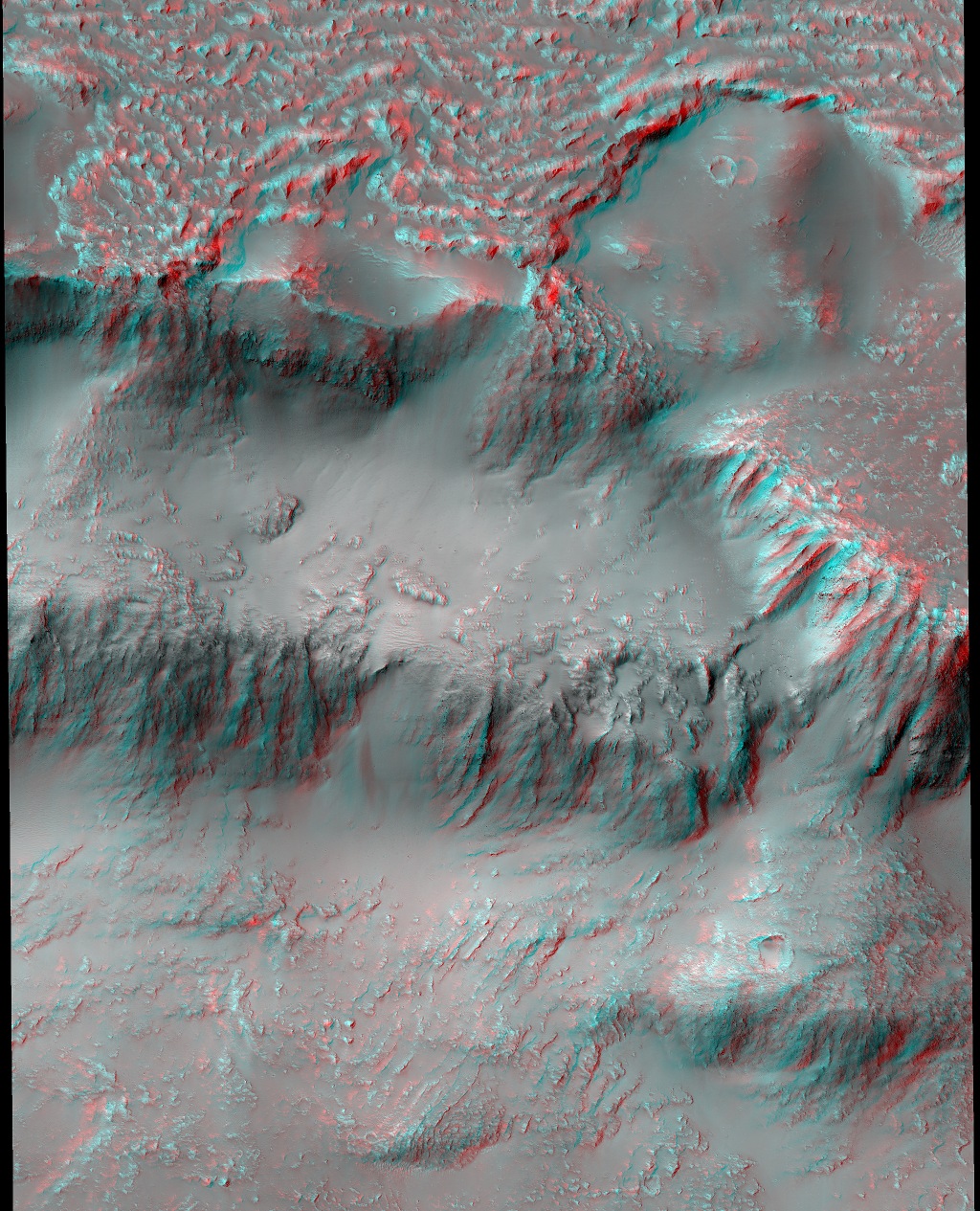 Марсианская лава в 3D