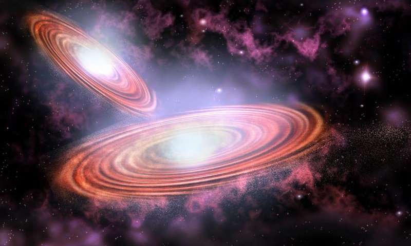 Получены новые доказательства сближения двух черных дыр в созвездии Девы