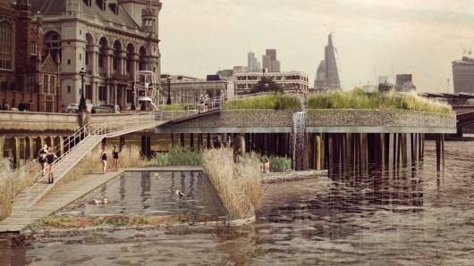Studio Octopi предлагает построить плавательные бассейны на реке Темза