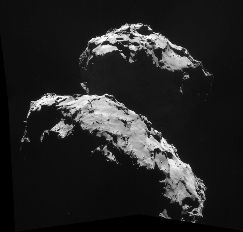 Фото кометы Чурюмова-Герасименко от 10 сентября