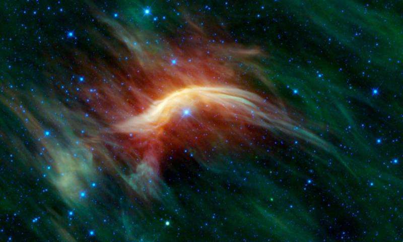 Убегающие звезды оставляют инфракрасные следы в космическом пространстве