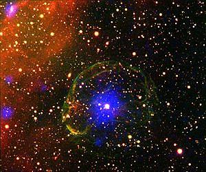 В остатках сверхновой найден странный пульсар