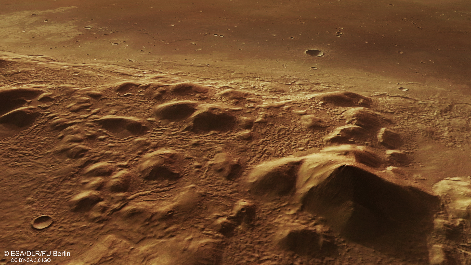 Марсианские холмы скрывают ледяное прошлое