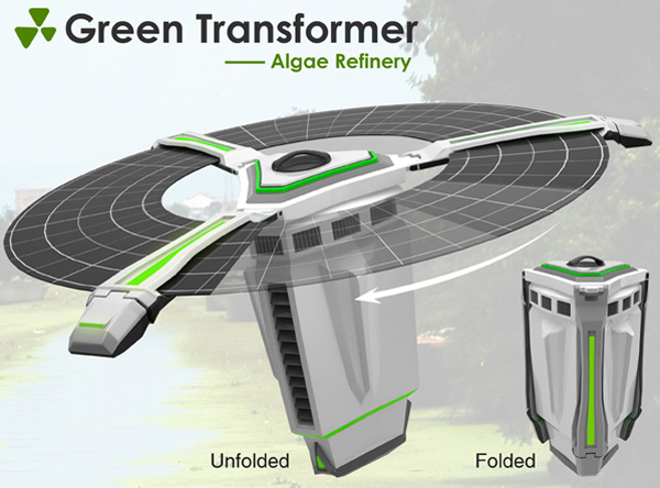 Green Transformer - новейший концепт био-генератора от китайских дизайнеров