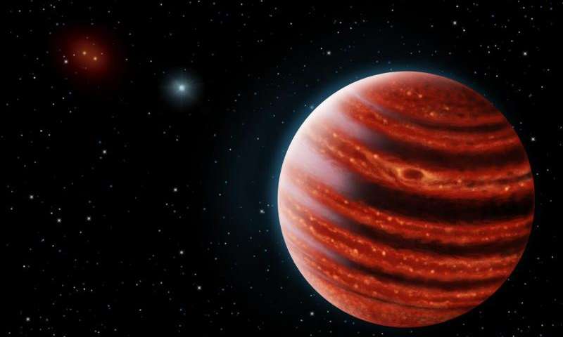 Метан и вода обволакивают экзопланету, похожую на Юпитер
