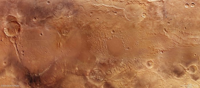 Хаос на марсианской поверхности
