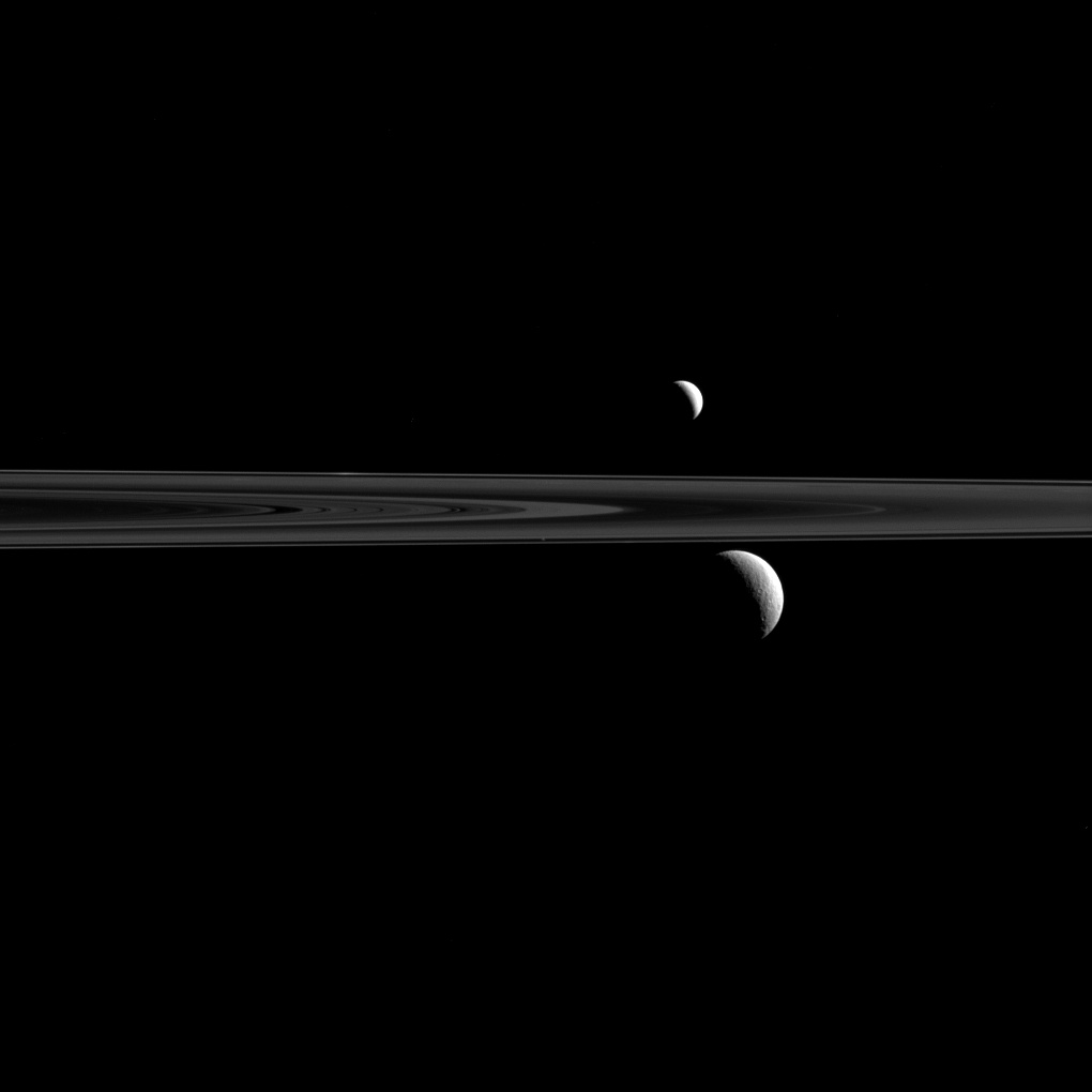 Спутники Сатурна в 2016 году