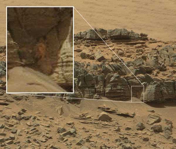 Пещера краба на Марсе 