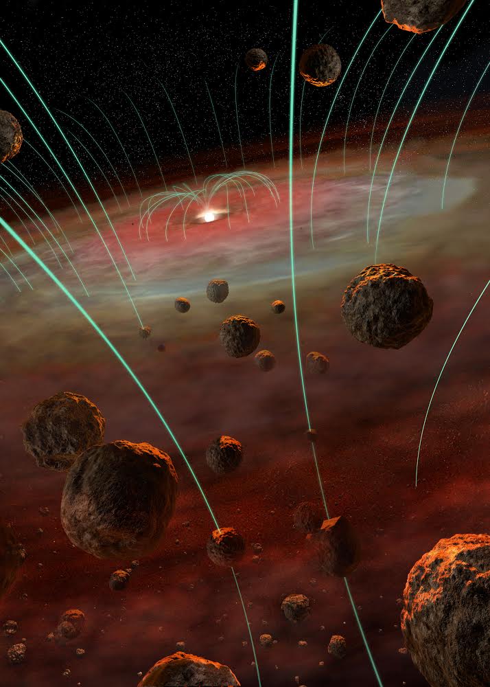 Метеорит рассказывает историю магнитного поля ранней Солнечной системы