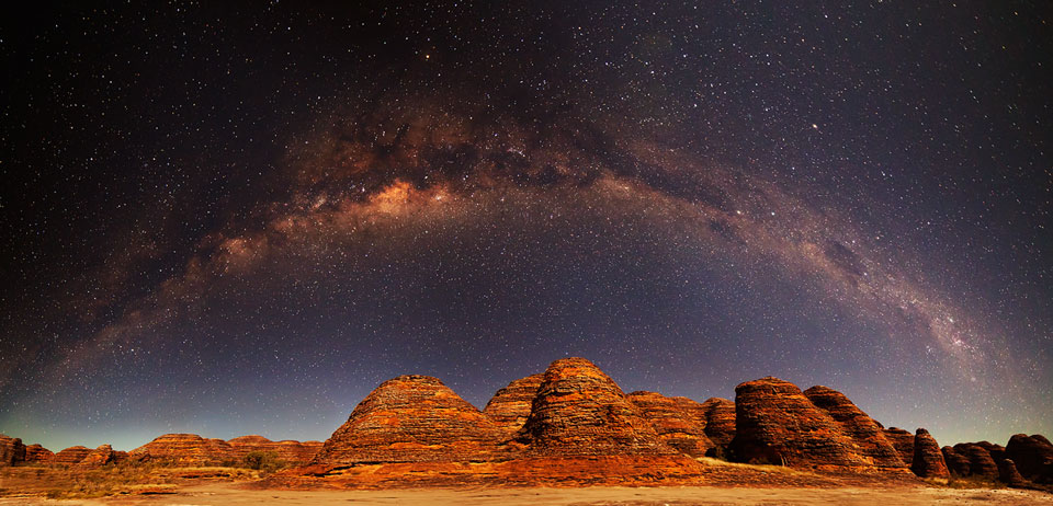 Фото Млечного Пути над национальным парком в Австралии