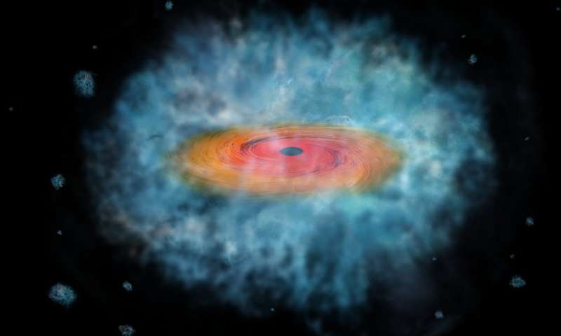 Hubble находит ключи к рождению сверхмассивных черных дыр