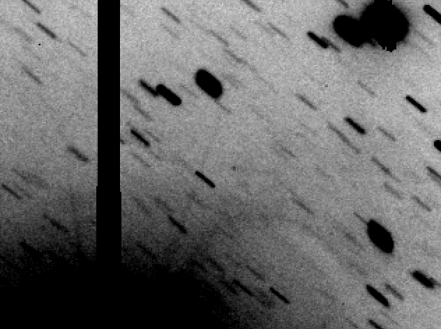 Европейские астрономы сфотографировали очень тусклый астероид