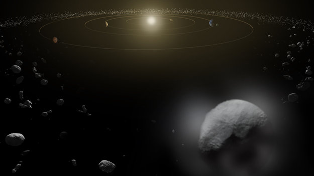 Впервые водяной пар обнаружен в поясе астероидов