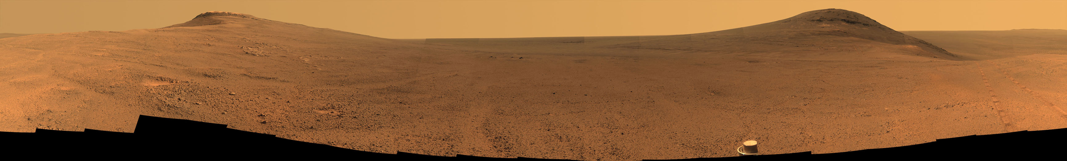 Июньская панорама Марса