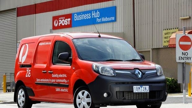 Почта Австралии ездит на электрических минивенах