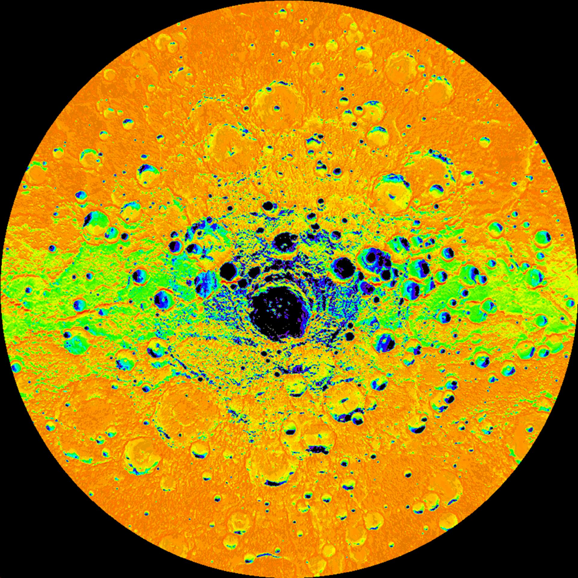 На Меркурии обнаружены следы льда
