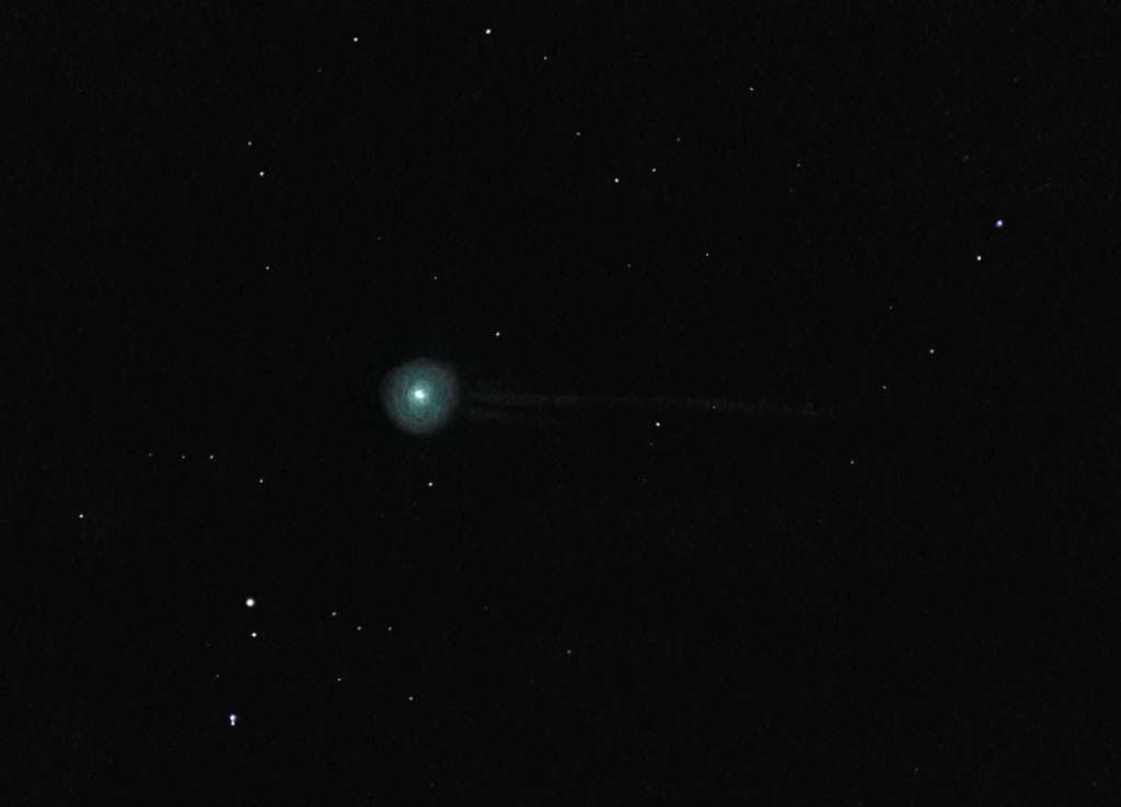 Команда астрофотографов наблюдала за кометой Лавджоя