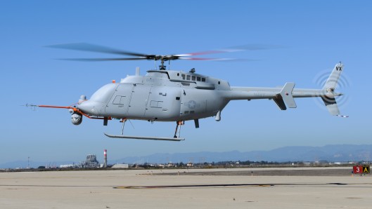 Состоялся первый полет беспилотного вертолета MQ-8C Fire Scout