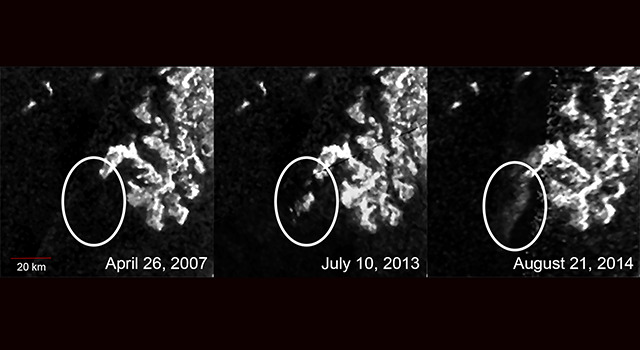 "Кассини" заметил странности на море Титана