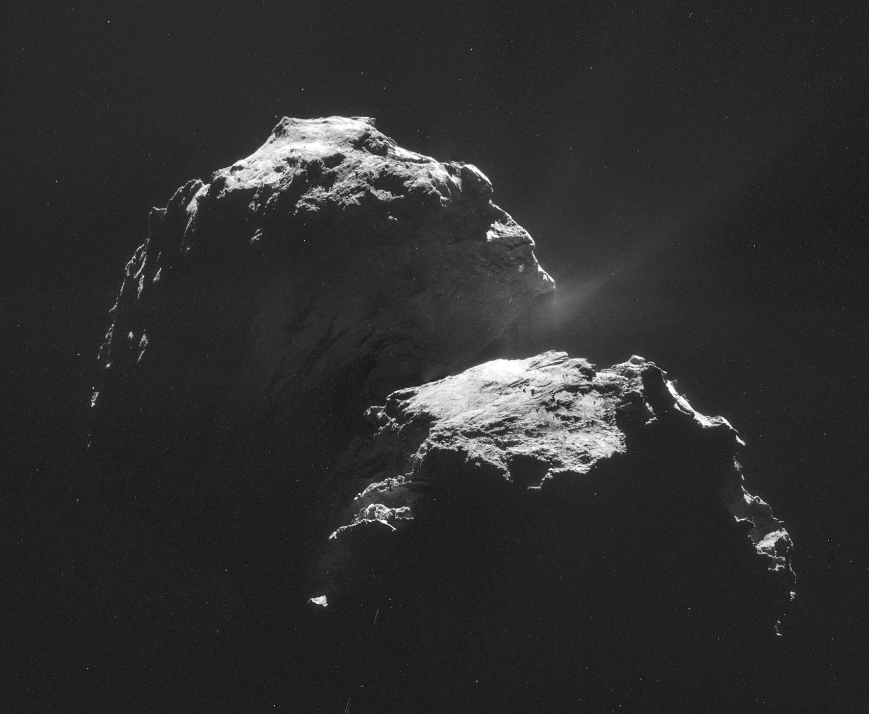 Фотографии кометы 67Р от 4 ноября
