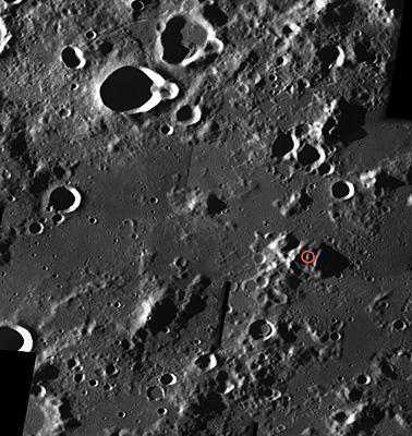 Кадр Дня: разбитый спутник на лунной поверхности