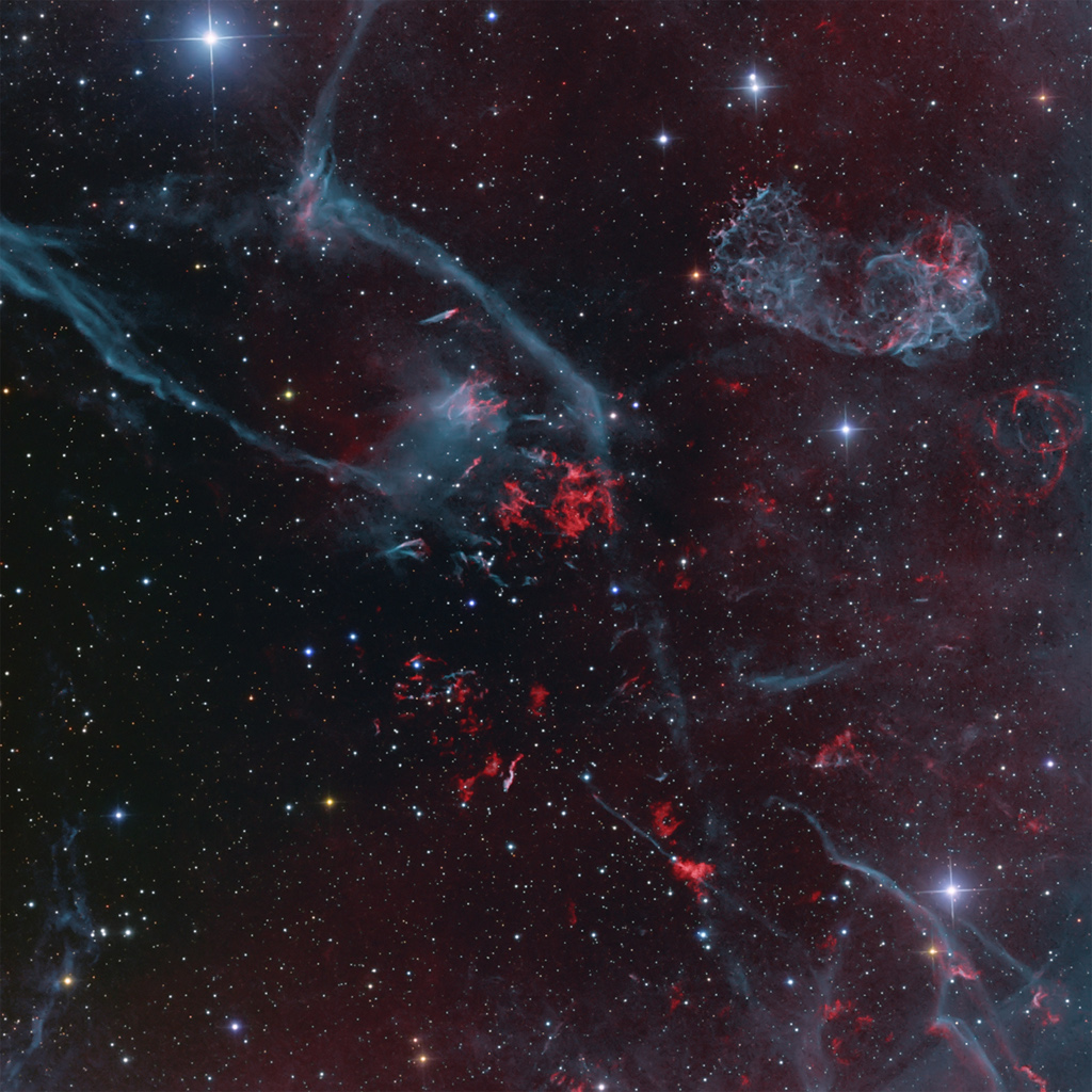 Кадр дня: останки сверхновой в Корме