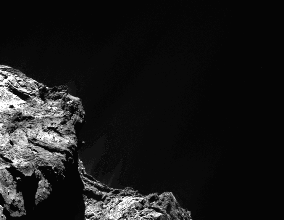 На комете 67Р активизировались джеты