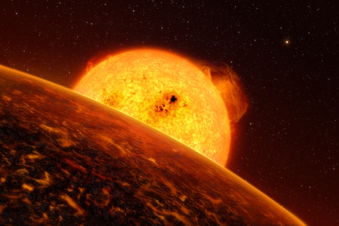 Звездная атмосфера может быть использована для прогнозирования состава скалистых экзопланет