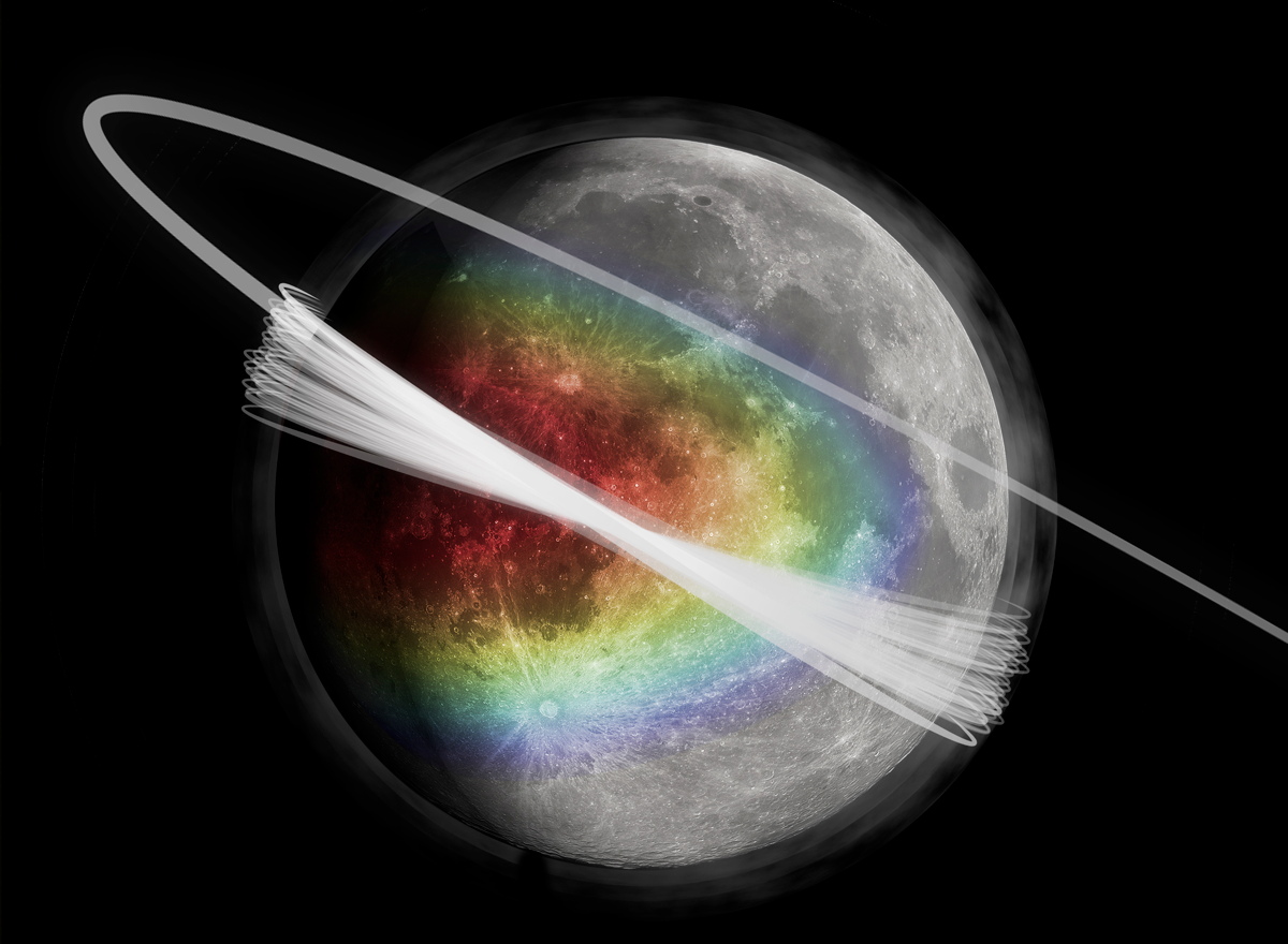 Ученые исследовали пылевое облако на Луне
