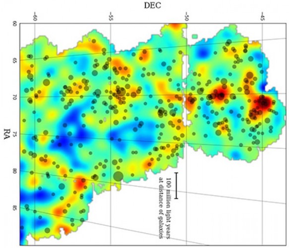 Астрономы создали первую в мире карту темной материи