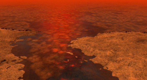 На поверхности морей и озёр Титана «плавают» углеводородные льдины