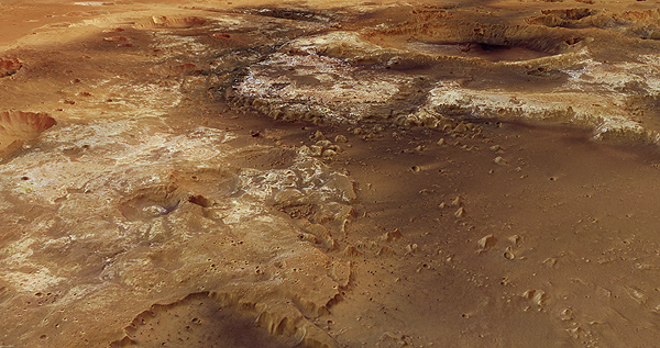 Марсианская мозаика от Марс-Экспресс