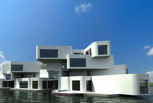 Первый в мире жилой комплекс на воде