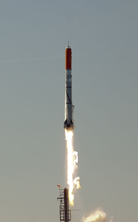 Датчане запустили свою первую суборбитальную ракету
