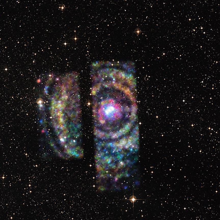 Чандра поймала отголоски нейтронной звезды
