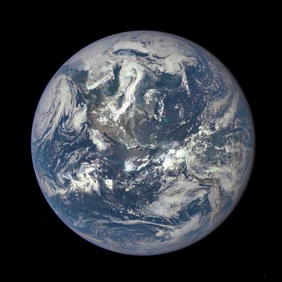 Фото Земли от космического спутника
