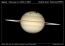 Хаббл: Интересный снимок транзита сразу 4 спутников Сатурна